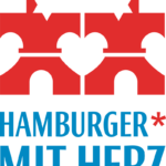 Logo Hamburger* mit Herz e.V.