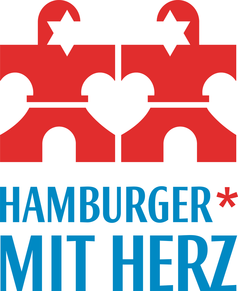 Logo Hamburger* mit Herz e.V.
